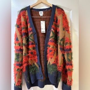 BDG Fuzzy Cardigan Urban Outfitters Size S